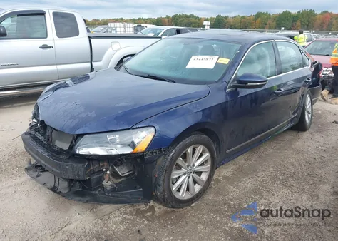 2012 Volkswagen Passat 2.5L Sel from USA, damaged, VIN 1VWCP7A37CC068659